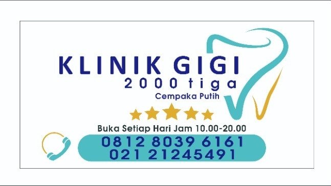 Klinik gigi 2000 Tiga cempaka putih di Cempaka Putih