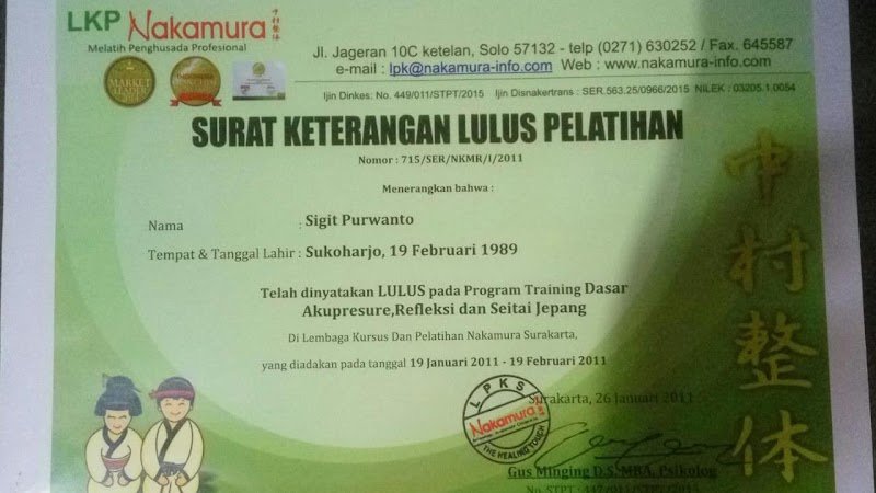 Pijat panggilan ( Nature terapi ) di Pabean Cantian